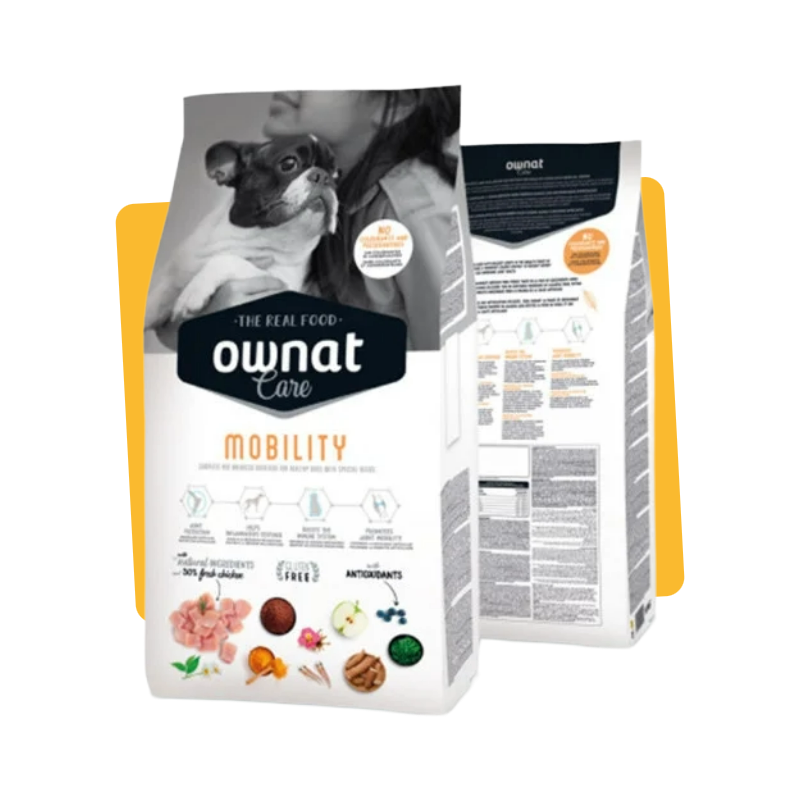 Croquettes pour chien sans gluten Care Mobility 10Kg - OWNAT - OCCMC507