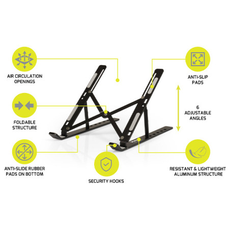 Support d'ordinateur pliable - PORT DESIGNS - 901107