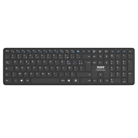 Clavier bluetooth rechargeable Office Pro noir - PORT DESIGNS - 900903