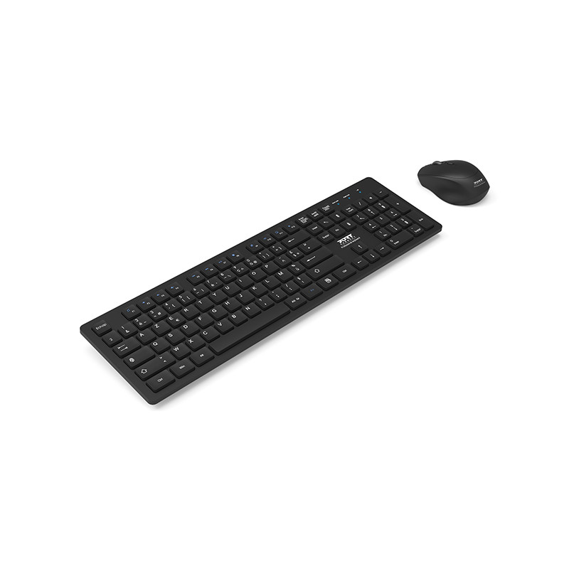 Clavier et souris sans fil Professional Office Pack - PORT DESIGNS - 900906