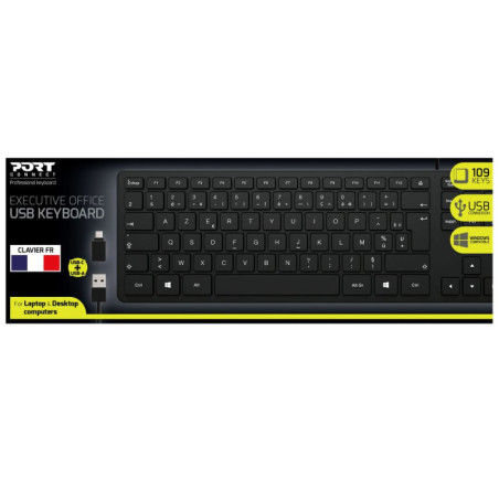 Clavier USB Executive Office - PORT DESIGNS - 900754