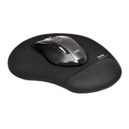 Tapis de souris ergonomique noir - PORT DESIGNS - 900717