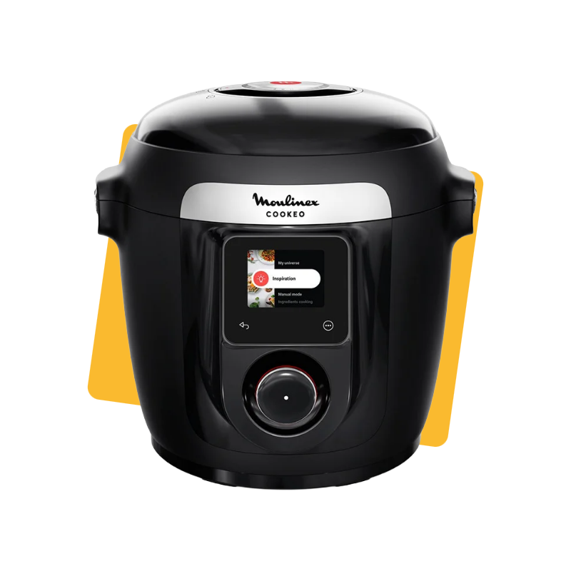 Multicuiseur intelligent Cookeo 9en1 1600W 6L Noir - MOULINEX - CE952810
