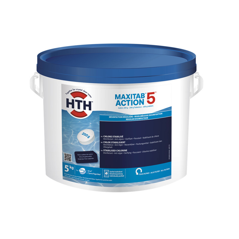HTH MINITAB PASTILLE 50G SHOCK 5KG