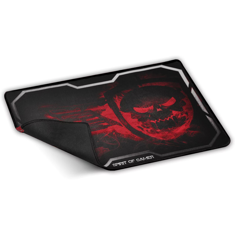 Tapis souris souple Red SMOKEY Skull - XL - SPIRIT OF GAMER - TAPPAD01XLR