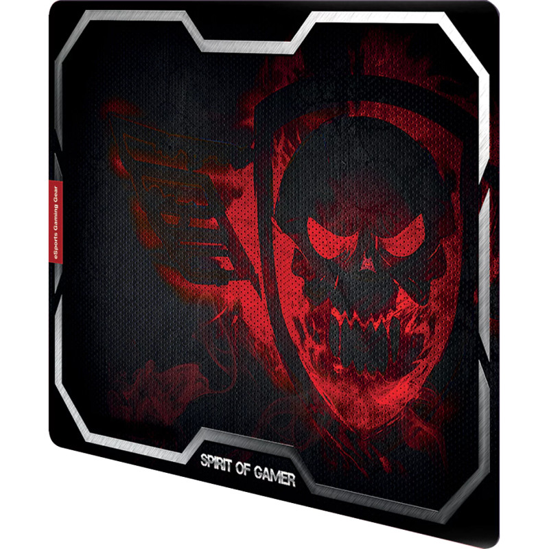 Tapis souris souple Red SMOKEY Skull - XL - SPIRIT OF GAMER - TAPPAD01XLR