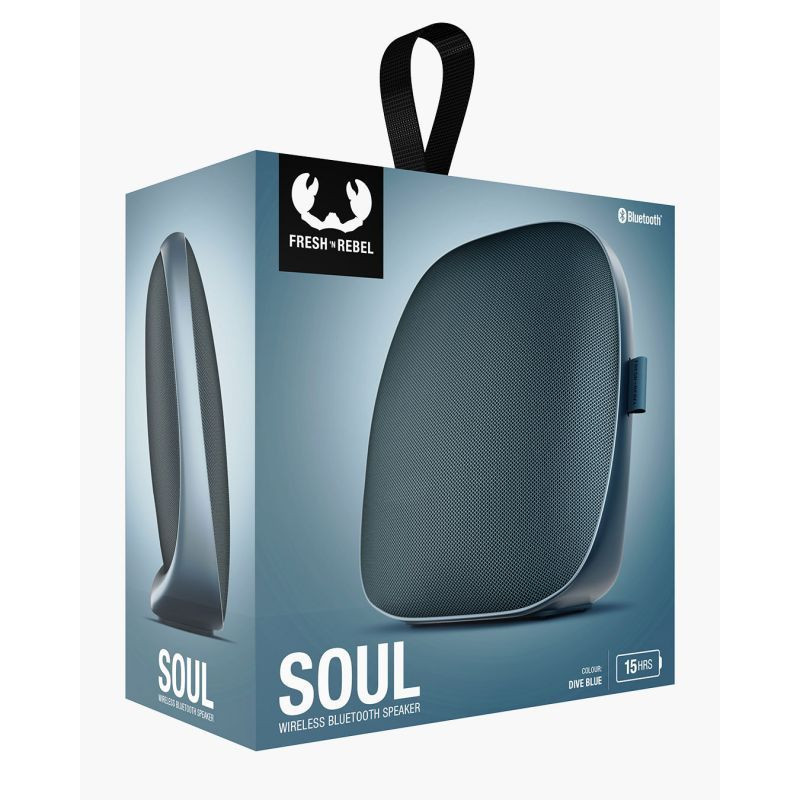Enceinte bluetooth sans fil Rockbox Soul Dive Blue - FRESH N REBEL - IO-1RB7100DVMOB