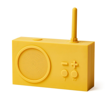 Enceinte bluetooth avec radio FM Tykho 3 jaune - LEXON - IO-LA119J8MOB