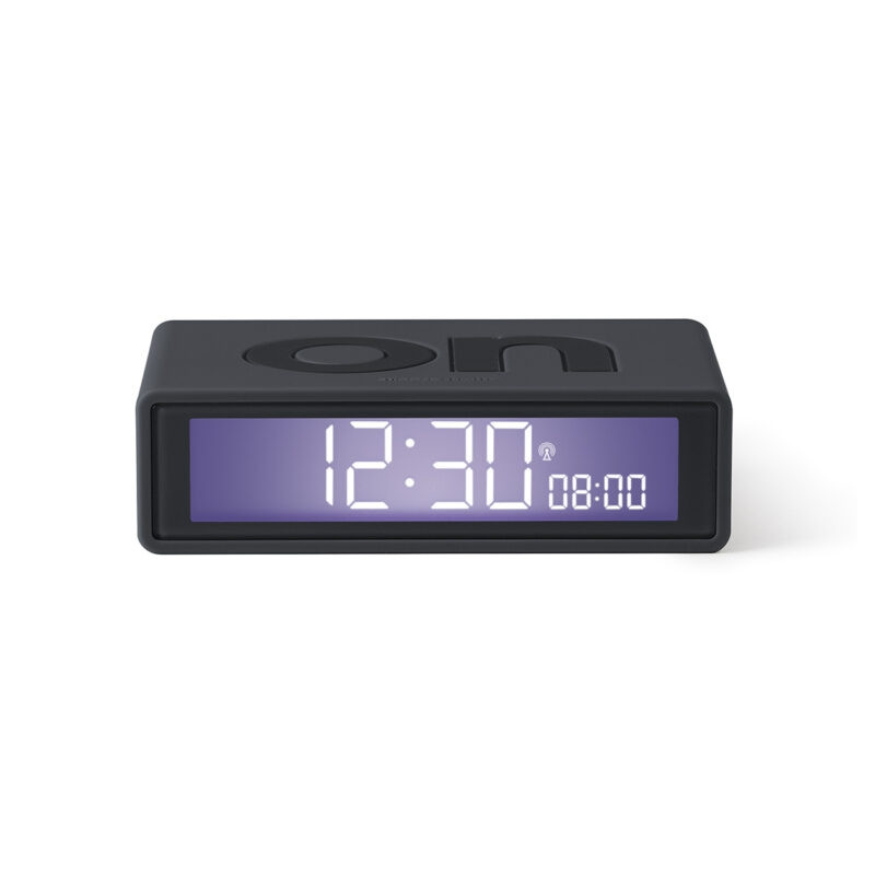 Réveil LCD FLIP+ réversible radio-piloté - LEXON - IO-LR150N0MOB
