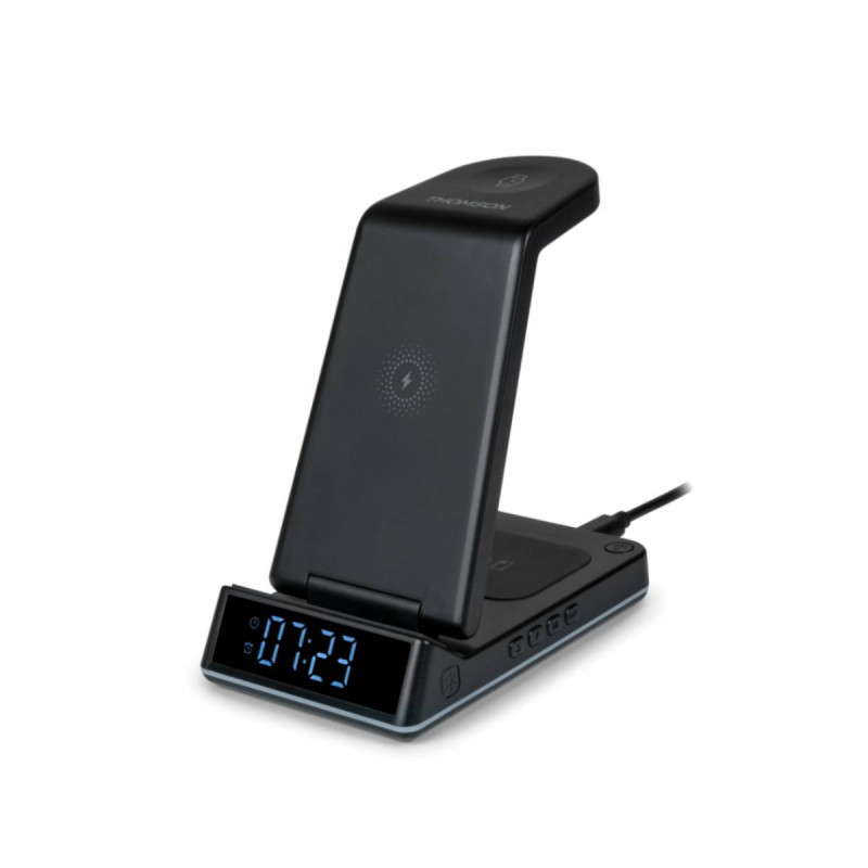 Réveil et station de charge sans fil, compatible APPLE - THOMSON - REVCL750IATHOM