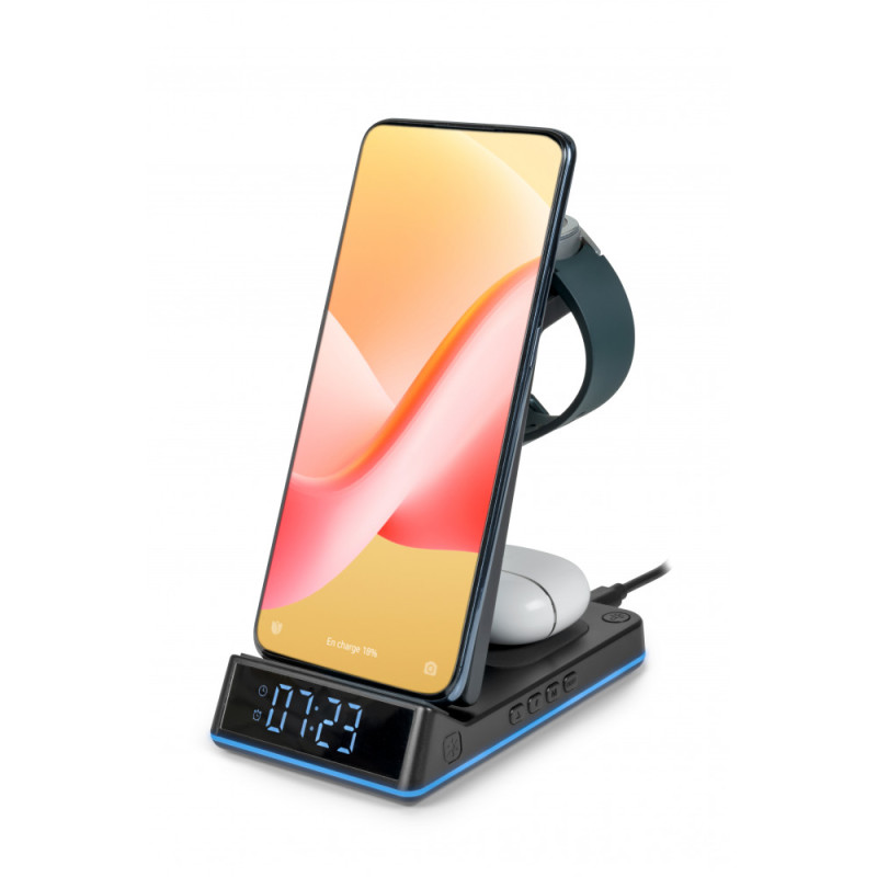 Réveil et station de charge sans fil, compatible Android - THOMSON - REVCL750ISTHOM