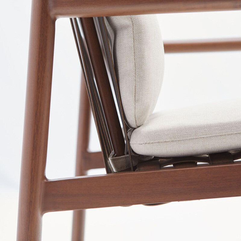 Set de 2 fauteuils en aluminium Retro effet bois - NATERIAL - 27810336