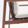 Set de 2 fauteuils en aluminium Retro effet bois - NATERIAL - 27810336