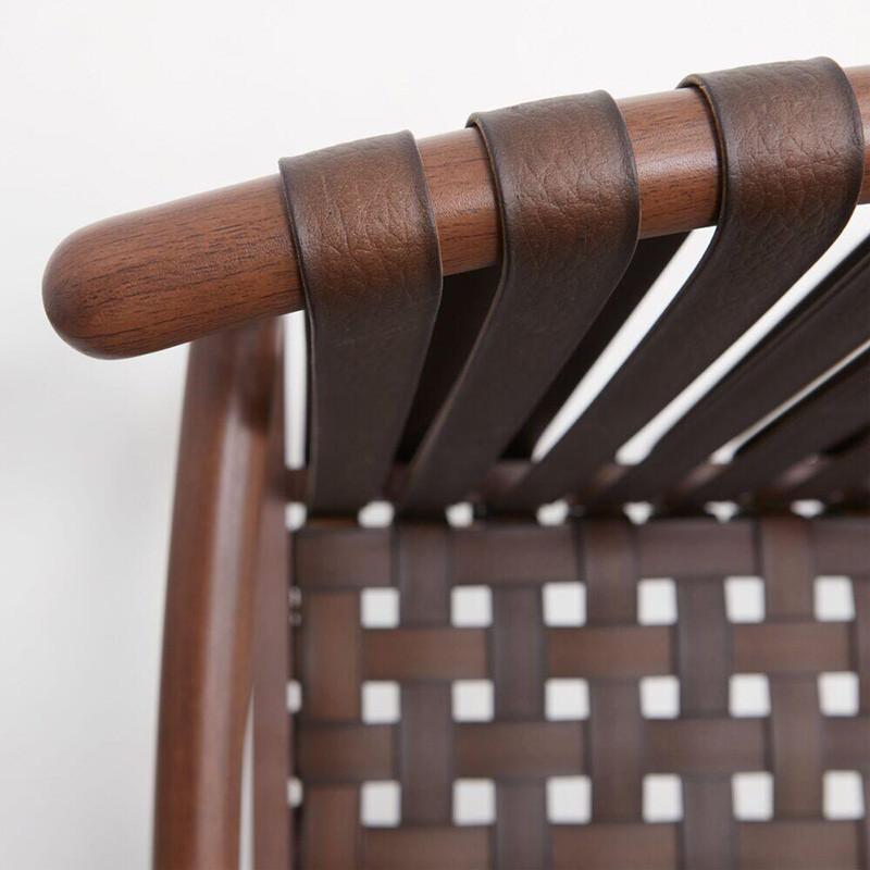 Set de 2 fauteuils en aluminium Retro effet bois - NATERIAL - 27810336
