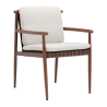 Set de 2 fauteuils en aluminium Retro effet bois - NATERIAL - 27810336