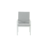 Set de 2 fauteuils Athena en aluminium Blanc/Gris - NATERIAL - 86545465