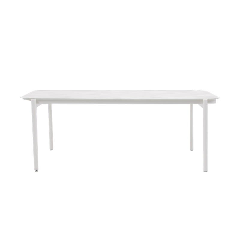 TABLE VERRE SIGMA BLC 200X100