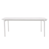 TABLE VERRE SIGMA BLC 200X100