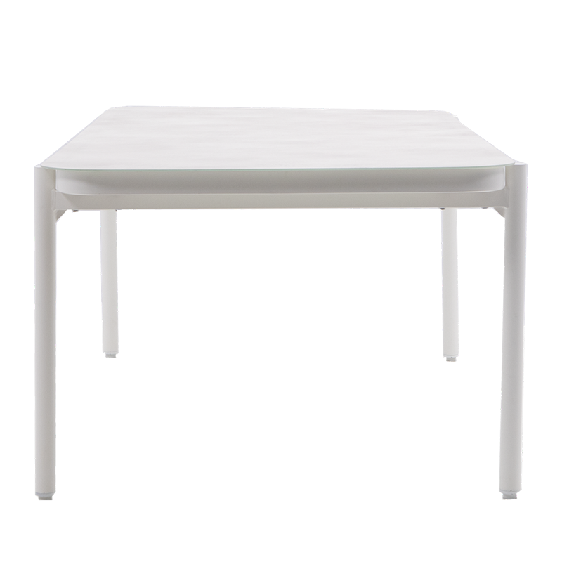 TABLE VERRE SIGMA BLC 200X100