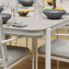 TABLE VERRE SIGMA BLC 200X100