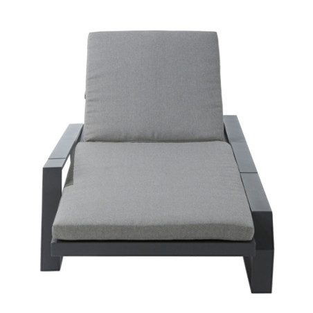 Bain de soleil Axion en aluminium Gris - NATERIAL - 83984539