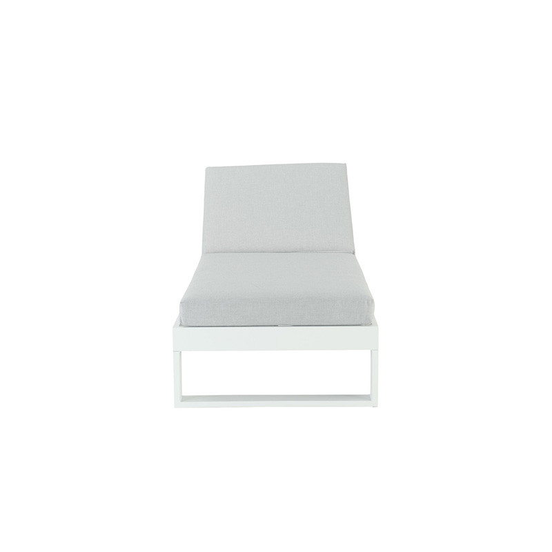 Bain de soleil Athena en aluminium Blanc/Gris - NATERIAL - 86549021