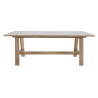 Table de jardin Soho rectangulaire 8 places Gris - NATERIAL - 82566376