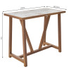 Table de jardin Gaia 4 places Brun - NATERIAL - 90339756