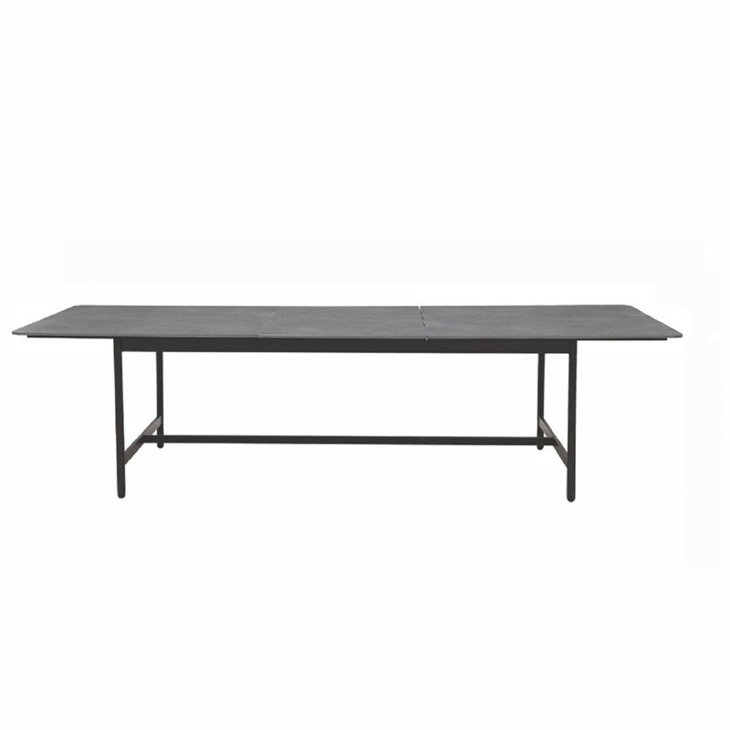 Table de jardin Idunn extensible 210/280 × 100 cm Anthracite - NATERIAL - 86545521