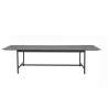 Table de jardin Idunn extensible 210/280 × 100 cm Anthracite - NATERIAL - 86545521
