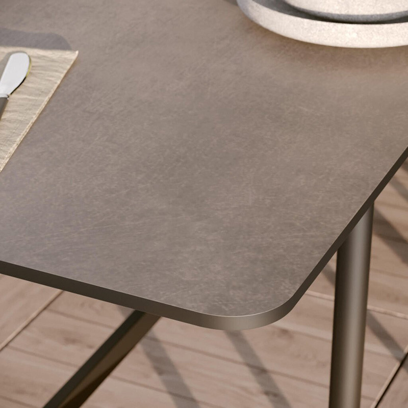 Table de jardin Idunn extensible 210/280 × 100 cm Anthracite - NATERIAL - 86545521