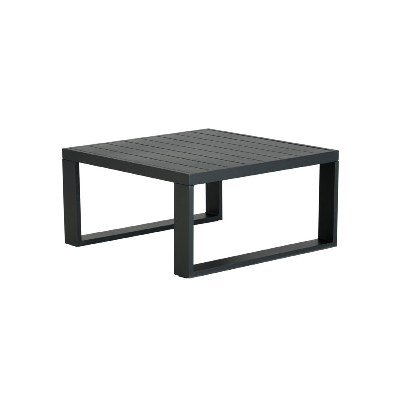 Table d’appoint carrée Athena Gris - NATERIAL - 86545441