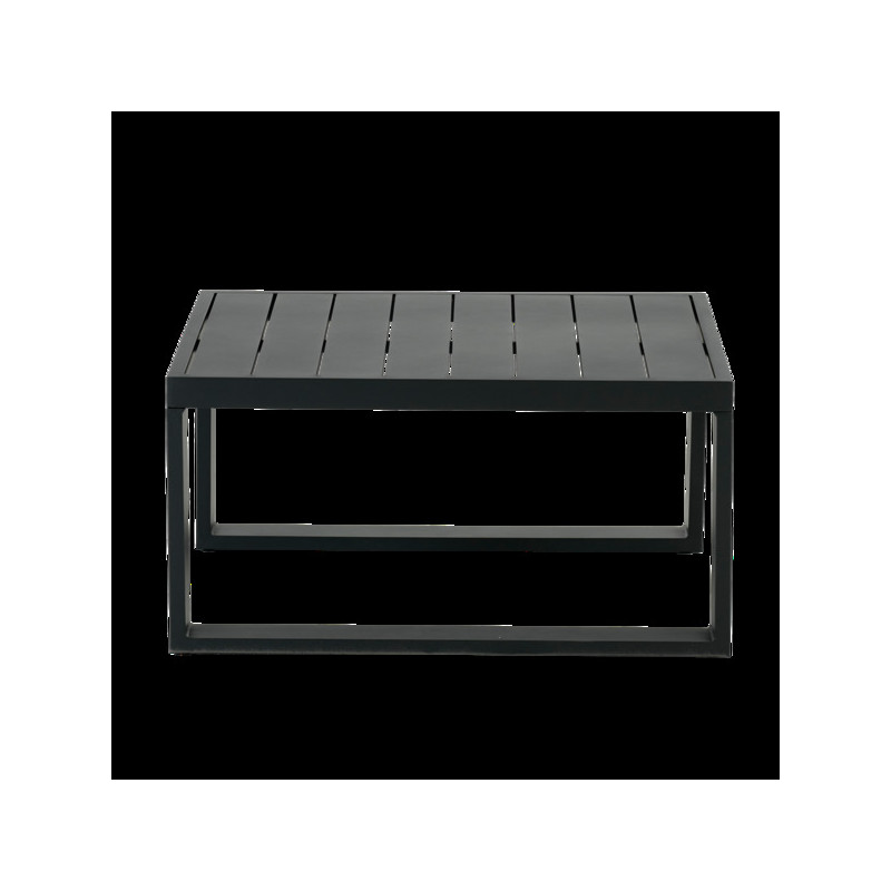 Table d’appoint carrée Athena Gris - NATERIAL - 86545441