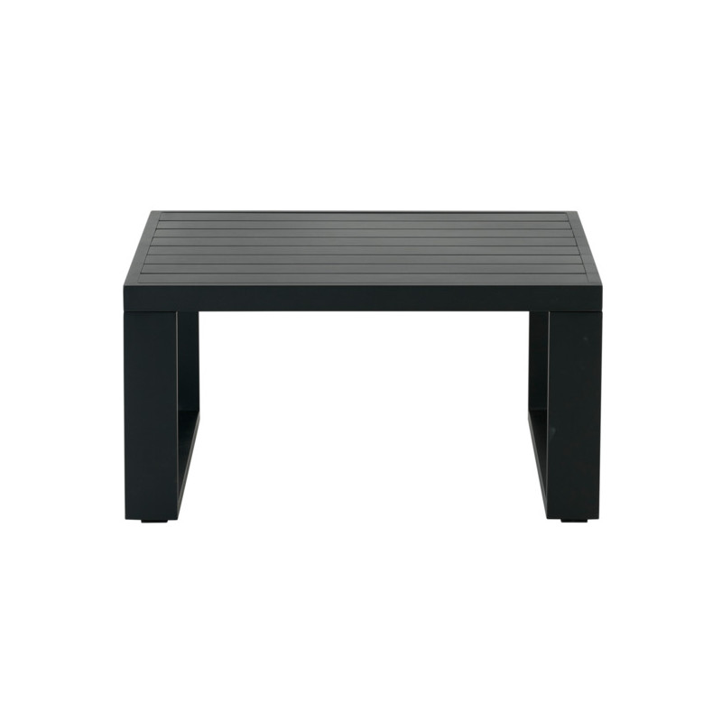 Table d’appoint carrée Athena Gris - NATERIAL - 86545441