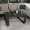Table d’appoint carrée Athena Gris - NATERIAL - 86545441