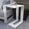 Table d’appoint haute Athena en aluminium Blanc - NATERIAL - 86545444