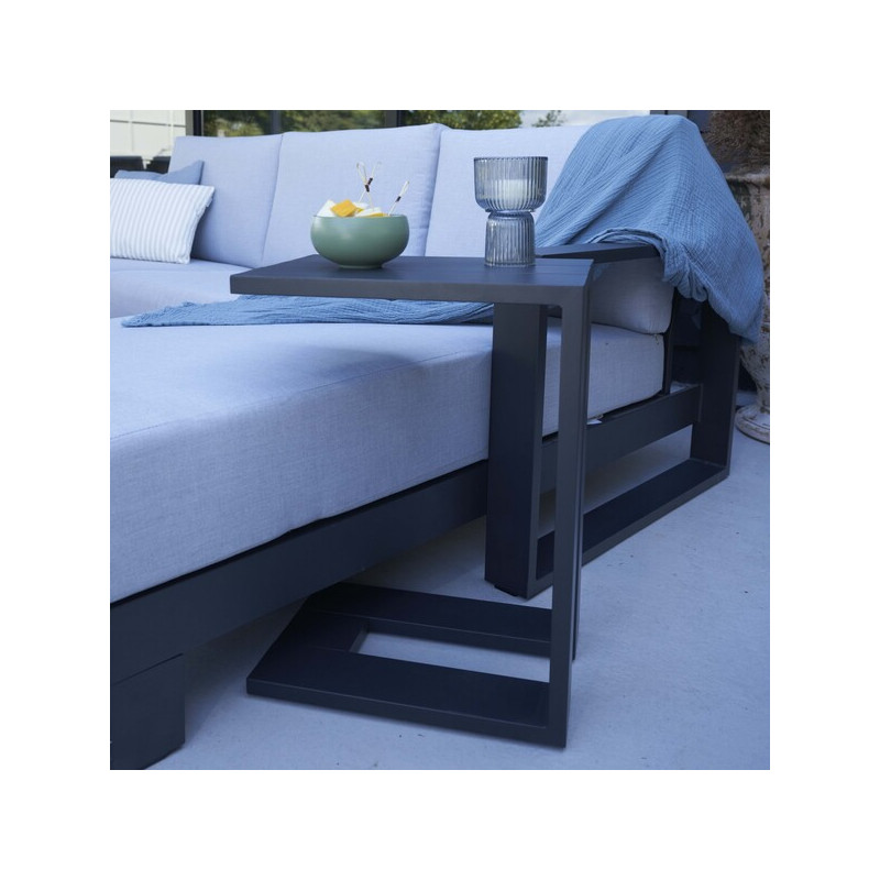 Table d’appoint haute Athena en aluminium Gris - NATERIAL - 86545460