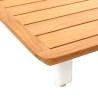 Table basse Duna en teck et aluminium 4 places Blanc - NATERIAL - 90339750