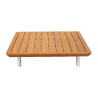 Table basse Duna en teck et aluminium 4 places Blanc - NATERIAL - 90339750