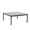Table basse Idunn en aluminium et Duraboard Gris foncé - NATERIAL