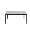Table basse Idunn en aluminium et Duraboard Gris foncé - NATERIAL