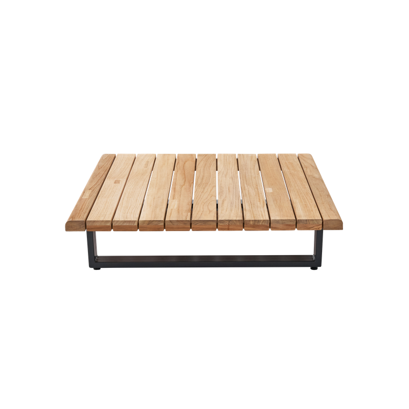 Table basse Sirokos en aluminium et teck - NATERIAL - 90339758
