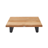 Table basse Sirokos en aluminium et teck - NATERIAL - 90339758