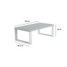 Table basse Athena en aluminium Blanc - NATERIAL - 86545438