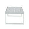 Table basse Athena en aluminium Blanc - NATERIAL - 86545438