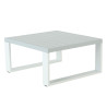 Table basse Athena en aluminium 89x89cm Blanc - NATERIAL - 86548995