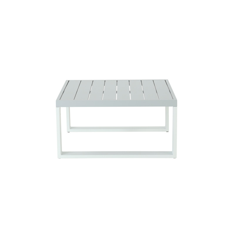 Table basse Athena en aluminium 89x89cm Blanc - NATERIAL - 86548995