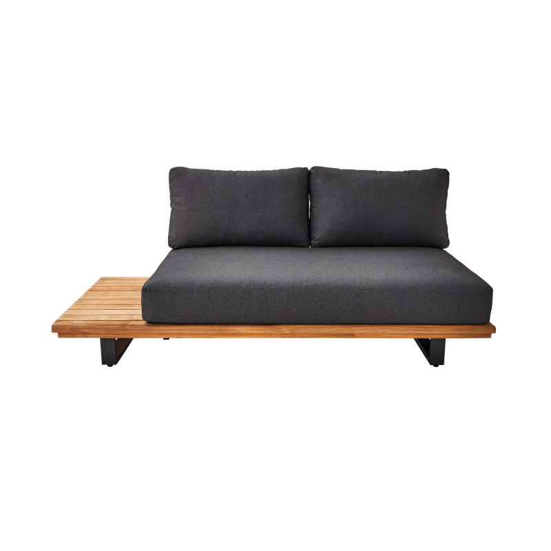 Canapé Sirokos 2 places pour Corner Anthracite - NATERIAL - 90339821