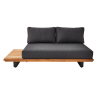 Canapé Sirokos 2 places pour Corner Anthracite - NATERIAL - 90339821