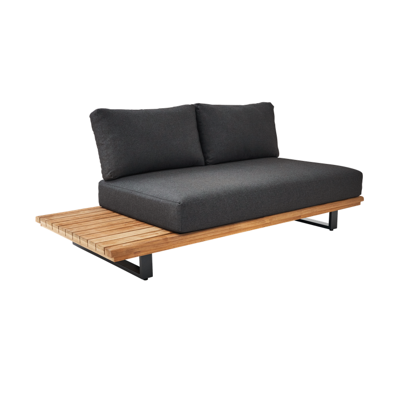 Canapé Sirokos 2 places pour Corner Anthracite - NATERIAL - 90339821